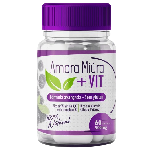 Kit com 1 Pote de Amora Miúra + VIT