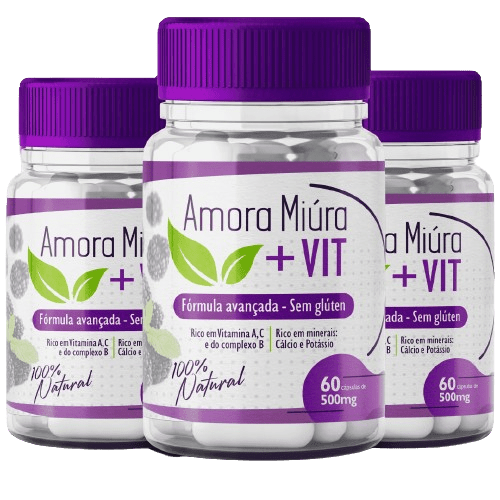 Embalagem do Amora Miúra + VIT